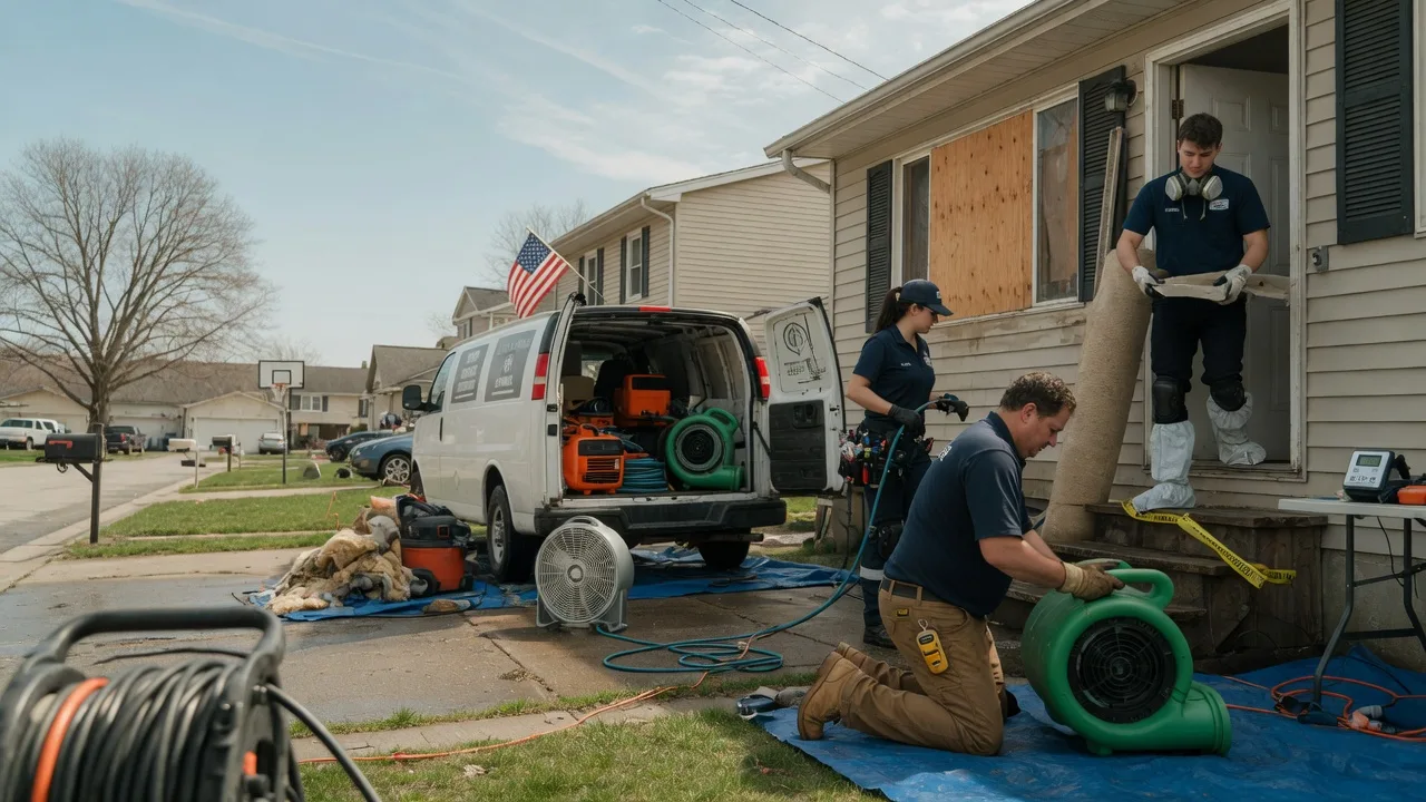 Water Damage Restoration in Versailles, OH near me